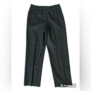 Talbots Petites black textured career pants size 4P